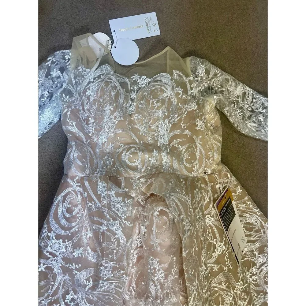 Haute Couture gown size 10 - Picture 6 of 9